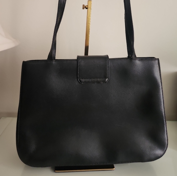 Givenchy "G" Metallic Gold Black Handbag - Picture 8 of 13